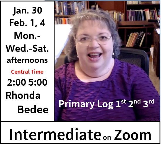 SWR Intermediate for Primary Log – week of Jan. 30 by Wise Spelling on Zoom